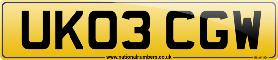 UK03 CGW