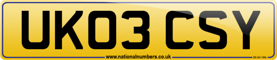 UK03 CSY