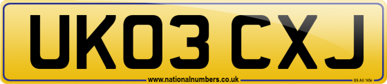 UK03 CXJ