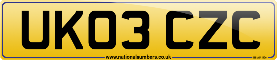 UK03 CZC