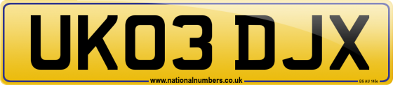 UK03 DJX
