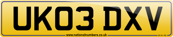 UK03 DXV