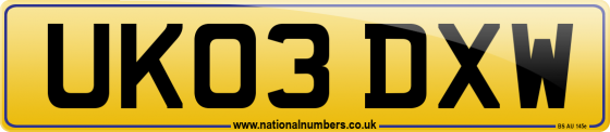 UK03 DXW