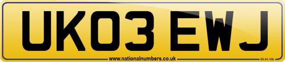 UK03 EWJ