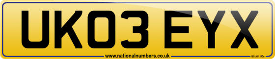 UK03 EYX