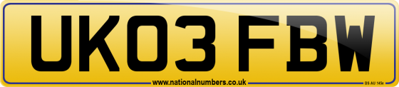 UK03 FBW