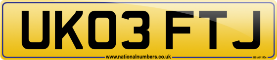 UK03 FTJ