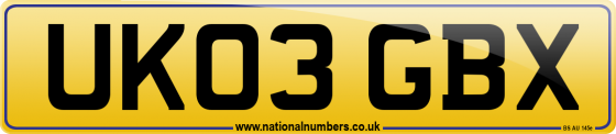 UK03 GBX