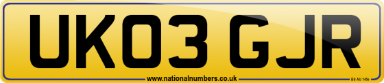 UK03 GJR