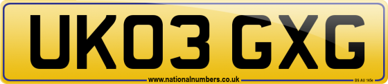 UK03 GXG