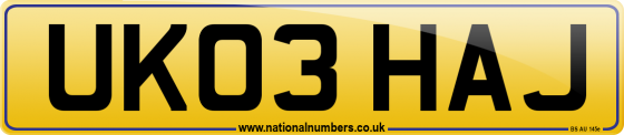 UK03 HAJ