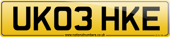 UK03 HKE