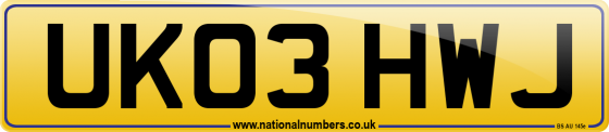 UK03 HWJ