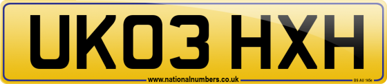 UK03 HXH