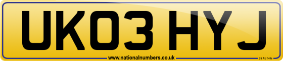 UK03 HYJ