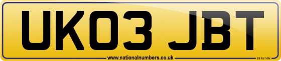UK03 JBT