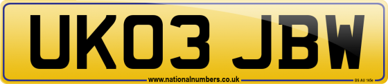 UK03 JBW