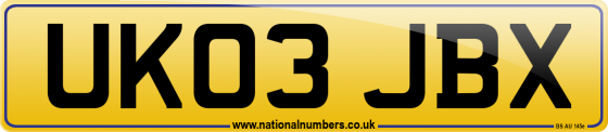UK03 JBX