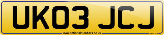 UK03 JCJ