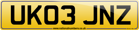 UK03 JNZ