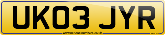 UK03 JYR