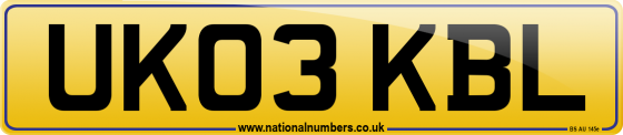 UK03 KBL