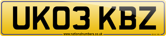 UK03 KBZ