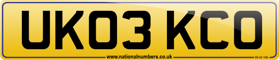 UK03 KCO