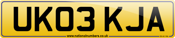 UK03 KJA