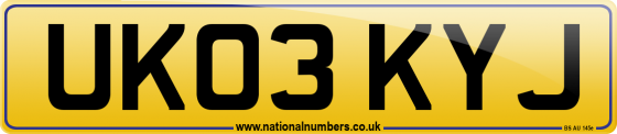 UK03 KYJ