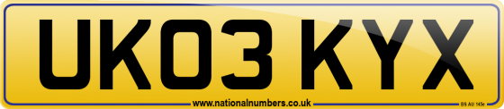 UK03 KYX