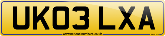 UK03 LXA