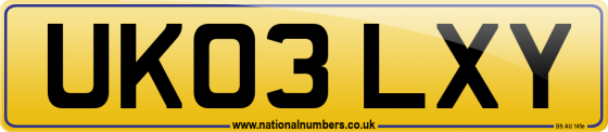 UK03 LXY