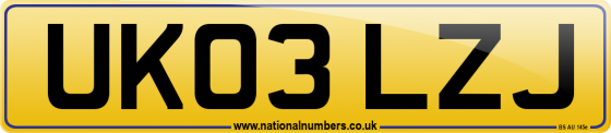 UK03 LZJ