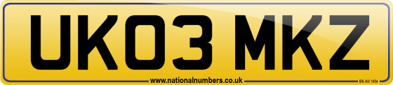 UK03 MKZ