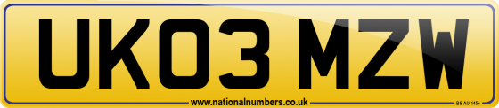 UK03 MZW