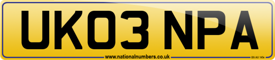 UK03 NPA