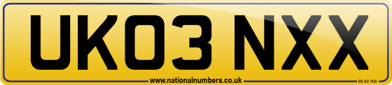 UK03 NXX