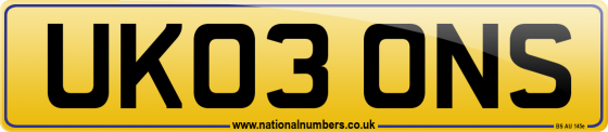 UK03 ONS