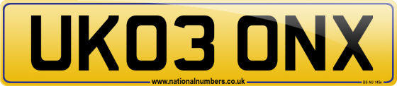 UK03 ONX
