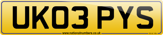UK03 PYS
