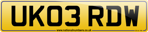 UK03 RDW