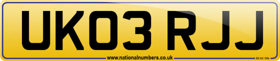 UK03 RJJ