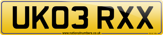 UK03 RXX