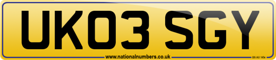 UK03 SGY