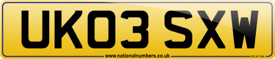 UK03 SXW