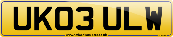UK03 ULW