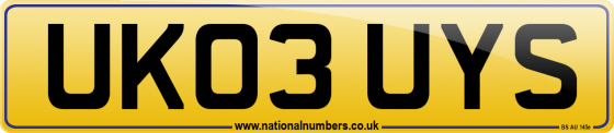 UK03 UYS