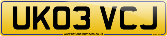 UK03 VCJ