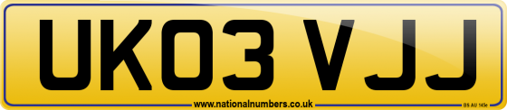 UK03 VJJ